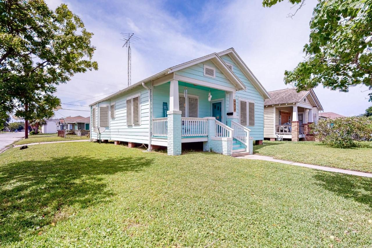 Sea Glass Cottage Galveston Bagian luar foto